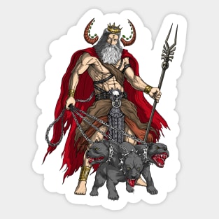 Greek God Hades Sticker